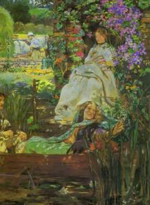 Byam Shaw - Truly the Light is Sweet 1901